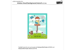 Lawn Fawn Stencils Stratus Cloud Background