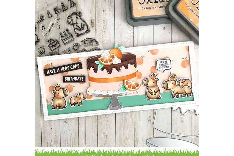Lawn Fawn Washi Tape – Capybaras!
