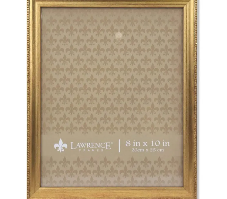 Lawrence Classic Beaded Frame – Gold (view sizes)