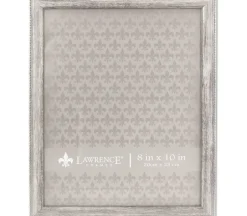 Lawrence Classic Beaded Frame – Silver (view sizes)`