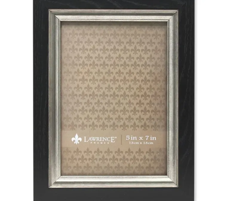 Lawrence Frame – Black and Silver (view sizes)