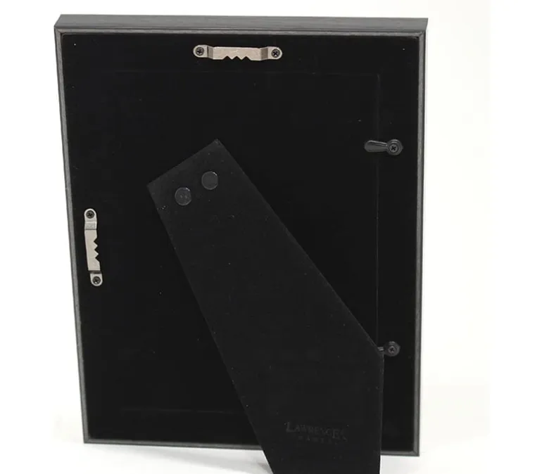 Lawrence Frame – Black and Silver (view sizes)