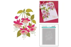 Layered Magical Fuchsia Stencil by Alex Syberia Designs