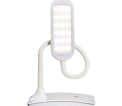 LED Desk Lamp – White – USB Charging Port