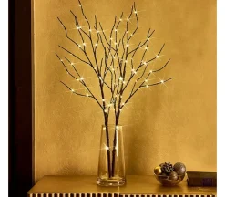LED Lighted Willow 5 Branch – 19-inch Plug-In (See Colors)