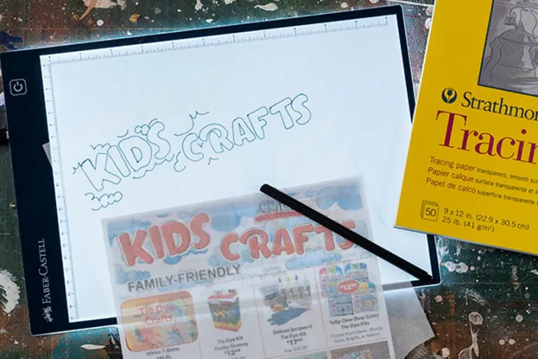 LED Light Tracing Board – Bright Illuminated Drawing & Craft Pad