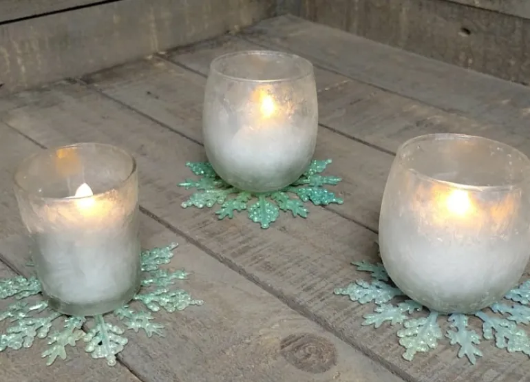 LED Tea Lights – 6 Piece Battery-Operated Set