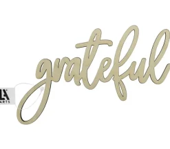 Leisure Arts Wood Word – Medium – Grateful