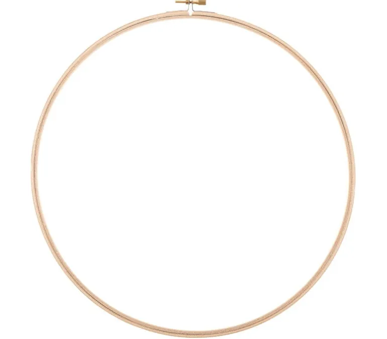 Leisure Art Essentials Wooden Embroidery Hoops – Round – 12-inch