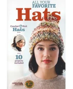Leisure Arts All Your Favorite Hats Crochet Book