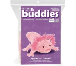 Leisure Arts Crochet Kit – Buddies Axolotl