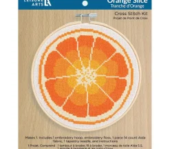 Leisure Arts Cross Stitch Kit – Oranges