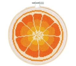 Leisure Arts Cross Stitch Kit – Oranges