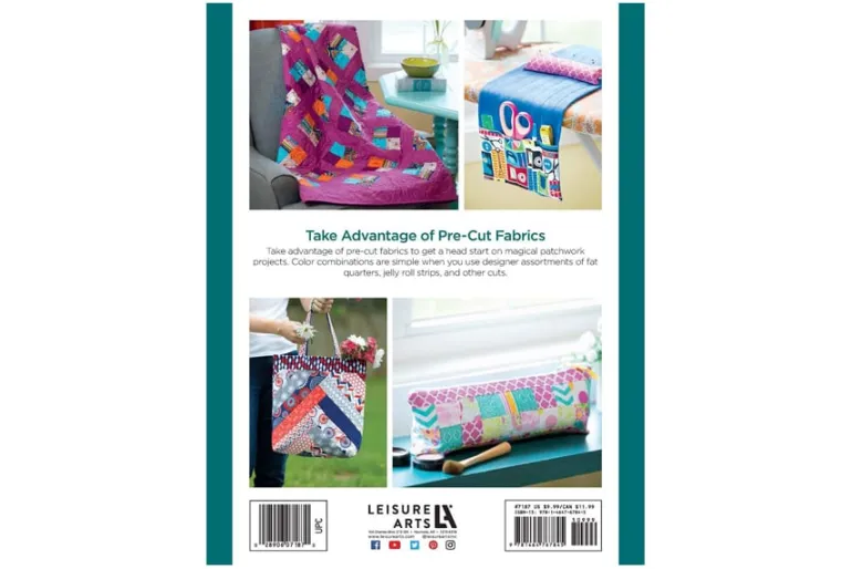 Leisure Arts Fat Quarter Bags Sewing Book