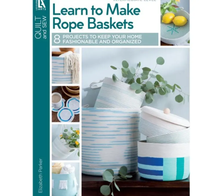 Leisure Arts Learn to Make Rope Baskets Book