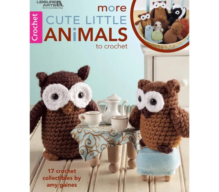 Leisure Arts More Cute Little Animals to Crochet Book #5125