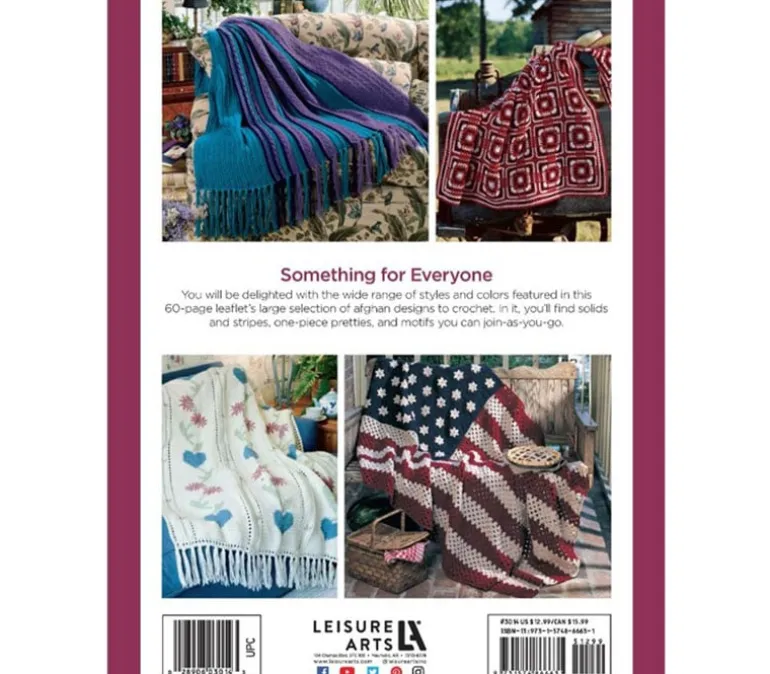 Leisure Arts Our Best Afghans A To Z Book #3014