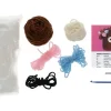 Leisure Arts Pudgies Crochet Kit – Brown Highland Cow