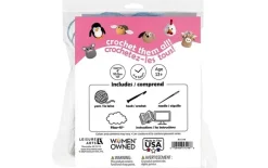 Leisure Arts Pudgies Crochet Kit – Brown Highland Cow