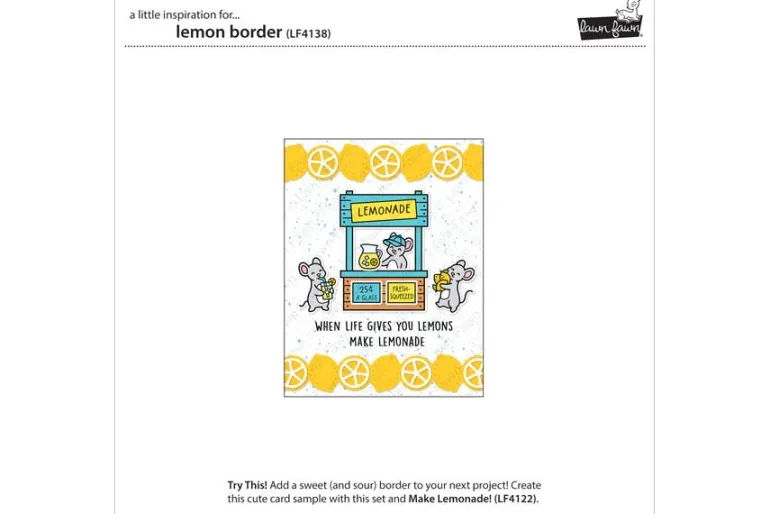 Lemon Border Die Set