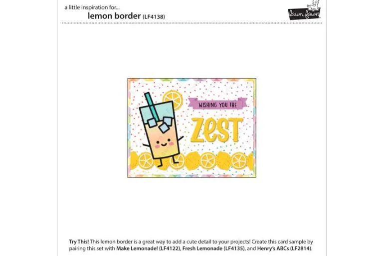 Lemon Vine Border Die Set