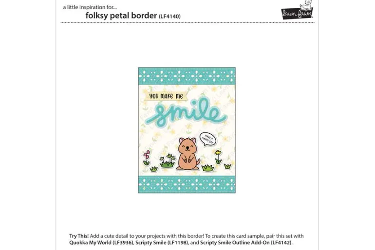 Lemon Vine Border Die Set