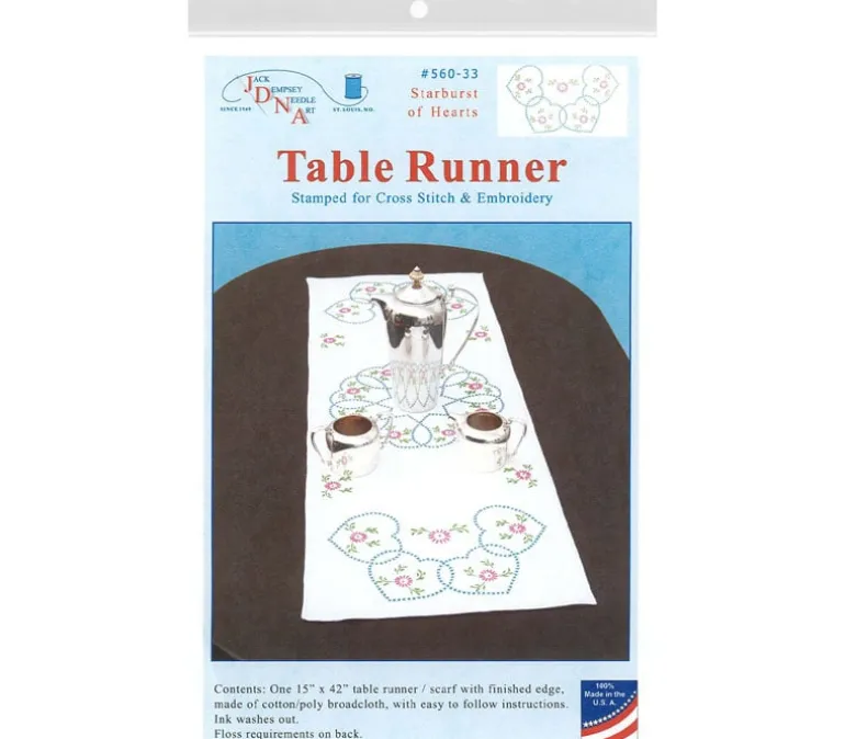 Let’s Play Hearts Table Runner Sewing Pattern ATK-202