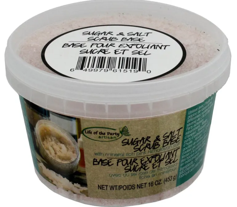 Life of the Party Base Pink Salt and Sugar Scrub