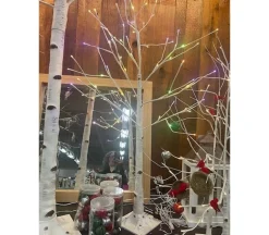Lighted Birch Tree – 4-foot