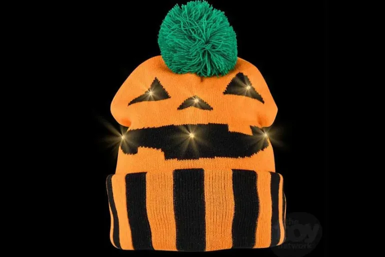 Light-Up Candy Corn Beanie Hat