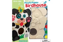Light-Up Fairy House Wood Craft & Paint Kit
