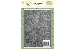 Lisa Horton Crafts English Roses 5″ x 7″ 3D Embossing Folder