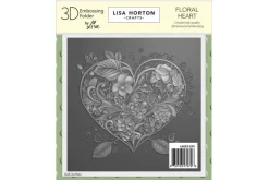 Lisa Horton Crafts Foxgloves 6″ x 6″ 3D Embossing Folder