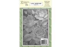 Lisa Horton Crafts Foxgloves 6″ x 6″ 3D Embossing Folder