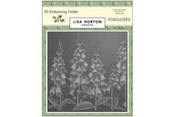 Lisa Horton Crafts Garden Greenery 5″ x 7″ 3D Embossing Folder