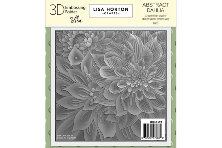 Lisa Horton Crafts Magnolia Corner 6″ x 6″ 3D Embossing Folder