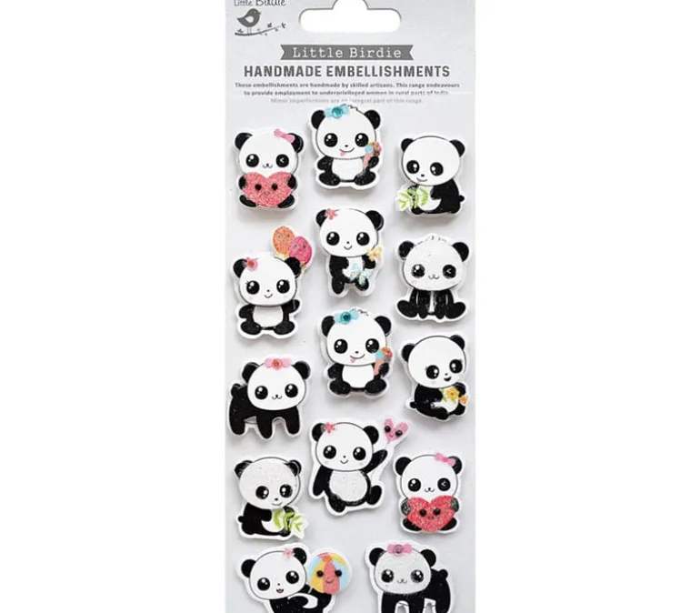 Little Birdie Watercolor Embellishment – Happy Panda