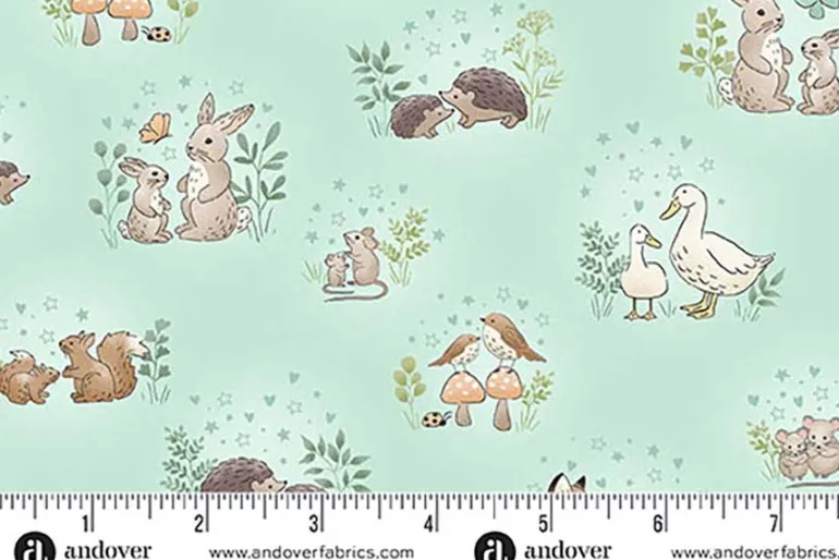 Little Ones Animal Hugs on Coral Pink
