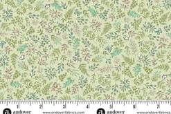 LIttle Ones Foliage Allover on Green