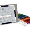 LoRan Magnet Board 8-inches by 10-inches with 6-inch ruler