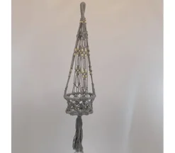 Macrame Plant Hanger – Grey