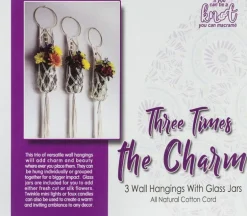 Macrame 3 Times the Charm Plant Hangers Kit PSD09