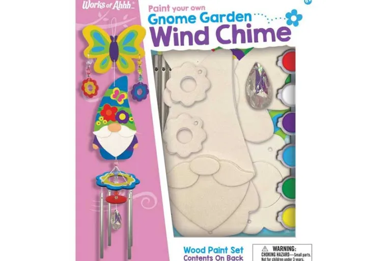 Magic Garden Keepsake Box Wood Craft & Paint Kit