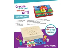 Magic Garden Keepsake Box Wood Craft & Paint Kit