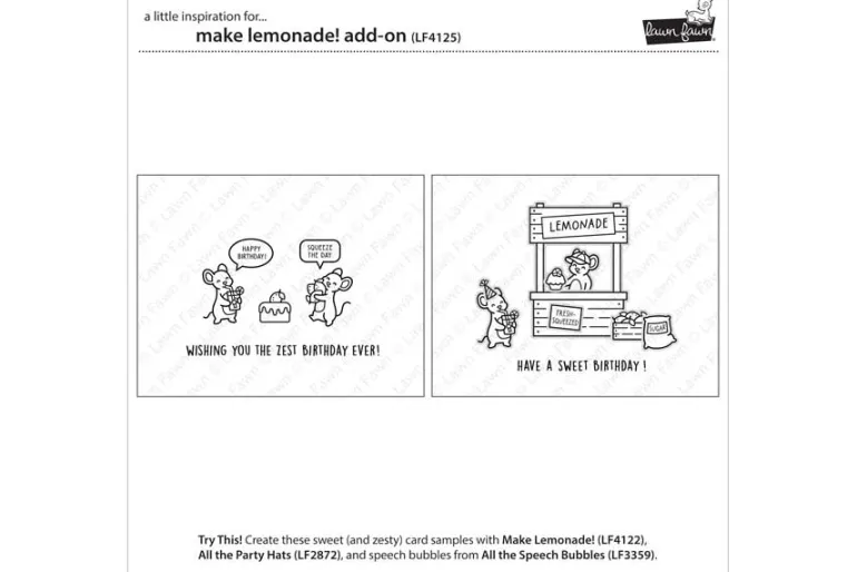 Make Lemonade! Die Set