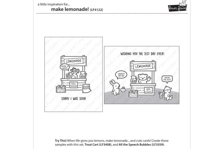 Make Lemonade! Stamp Set