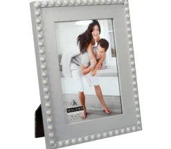 Malden Wood Picture Frame – Gray Bead Trim (view sizes)