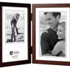 Malden Wood Picture Frame – Walnut Double Vertical (view sizes)