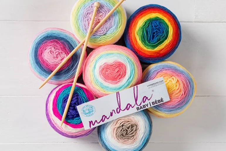 Mandala Watercolor Ombre Yarn Cake (see colors)
