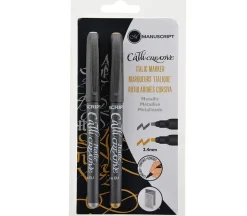 Manuscript Callicreative Gold And Silver 2.4mm Marker Set